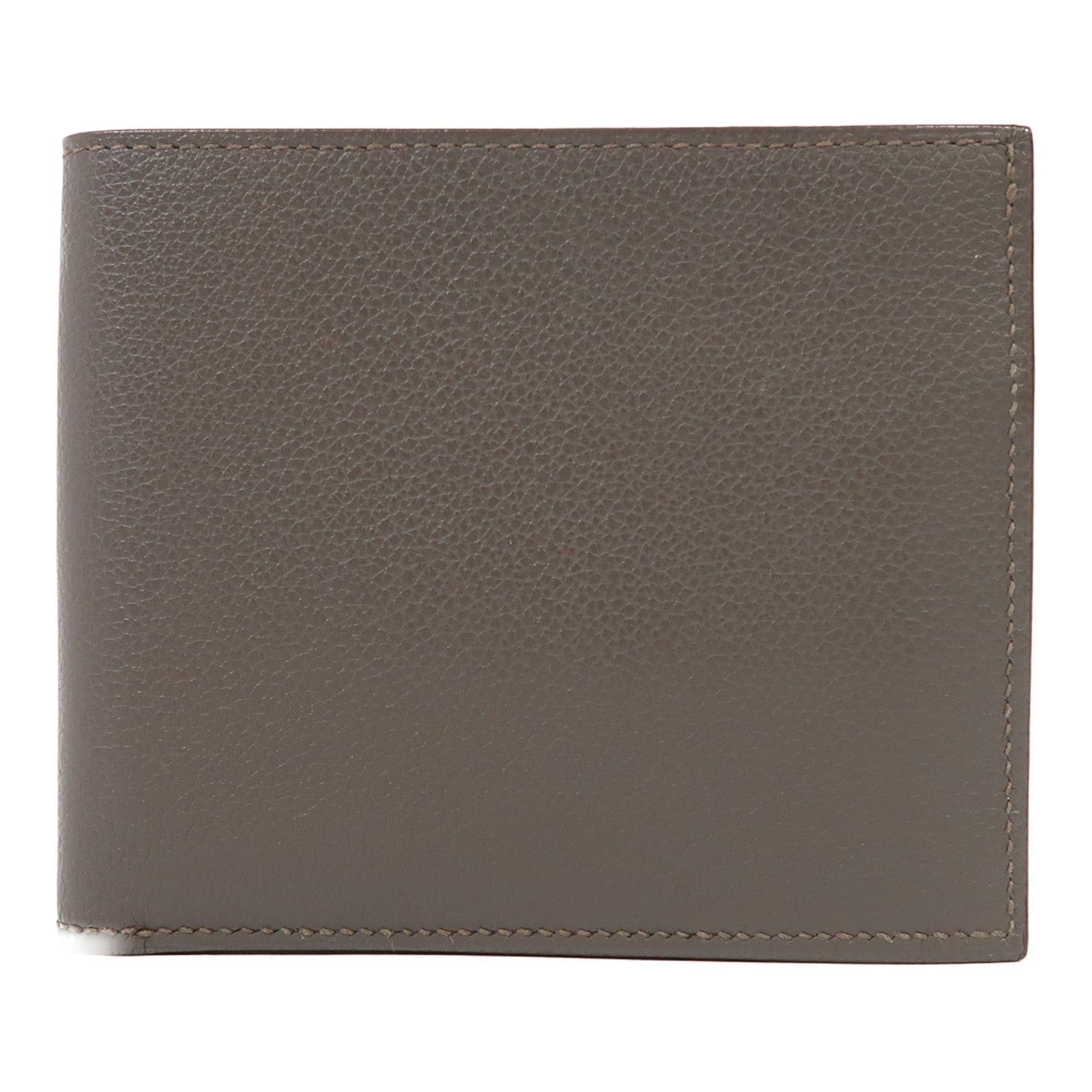 HERMES Evercolor皮革Compact Wallet錢包Etain 錫器灰色