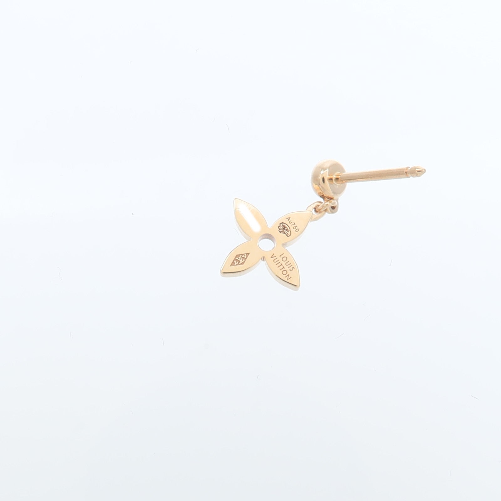 LOUIS VUITTON 18K玫瑰金Idylle Blossom Ear Stud鑽石耳環
