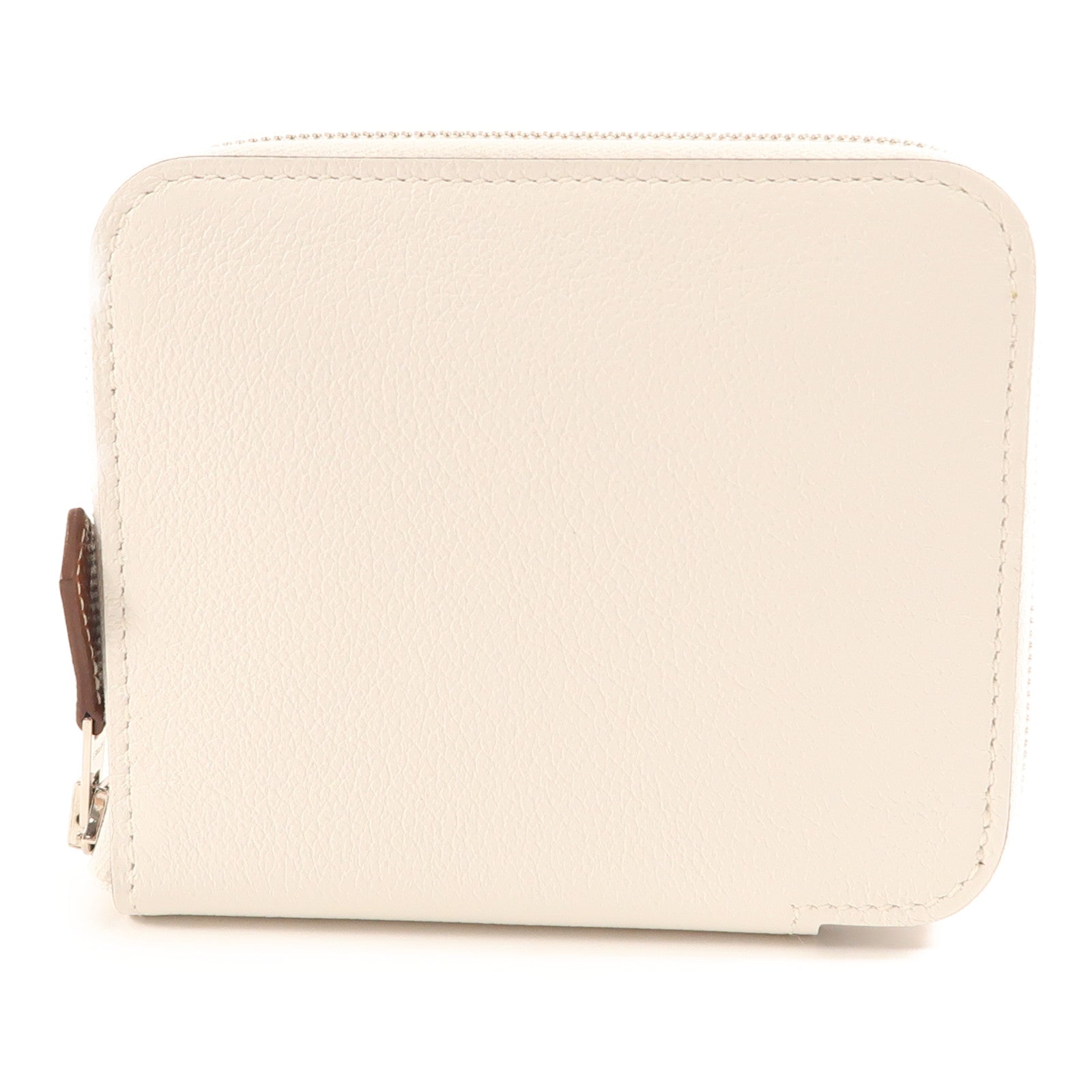 HERMES Evercolor皮革Silk'in Coin Purse銀扣錢包