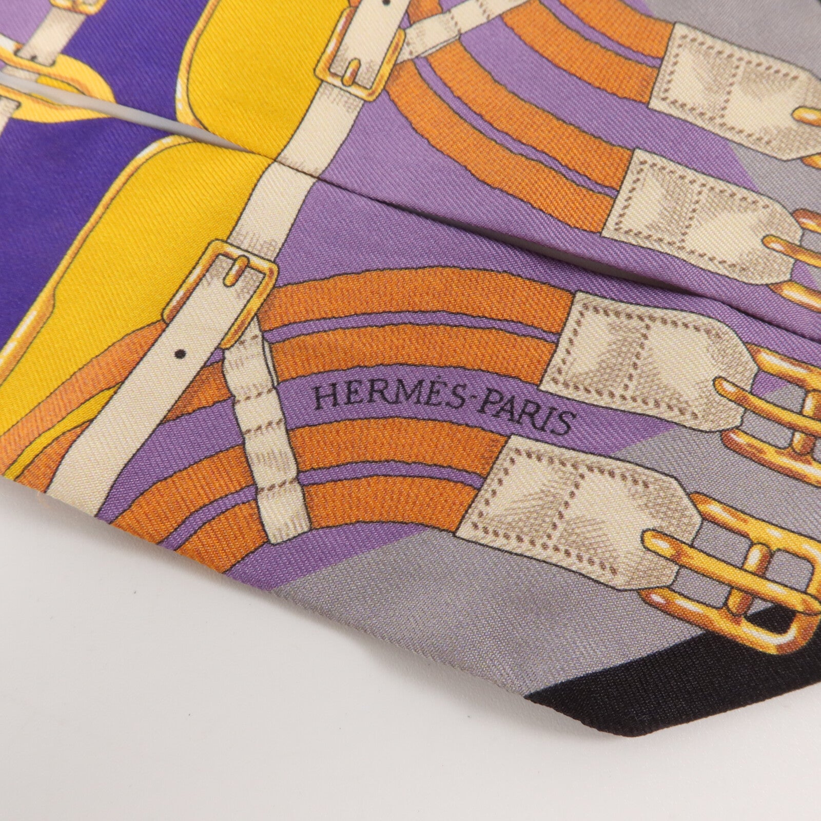 HERMES 絲質Twilly絲巾