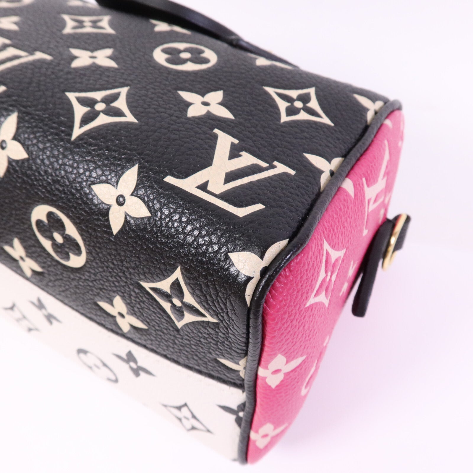 LOUIS VUITTON Monogram Empreinte Speedy Bandouliere 20金扣手挽肩背兩用袋