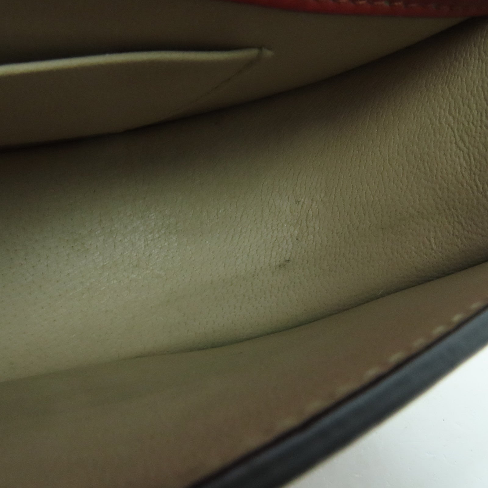 Chloe 牛皮皮革Hand Bag金扣手挽袋红色