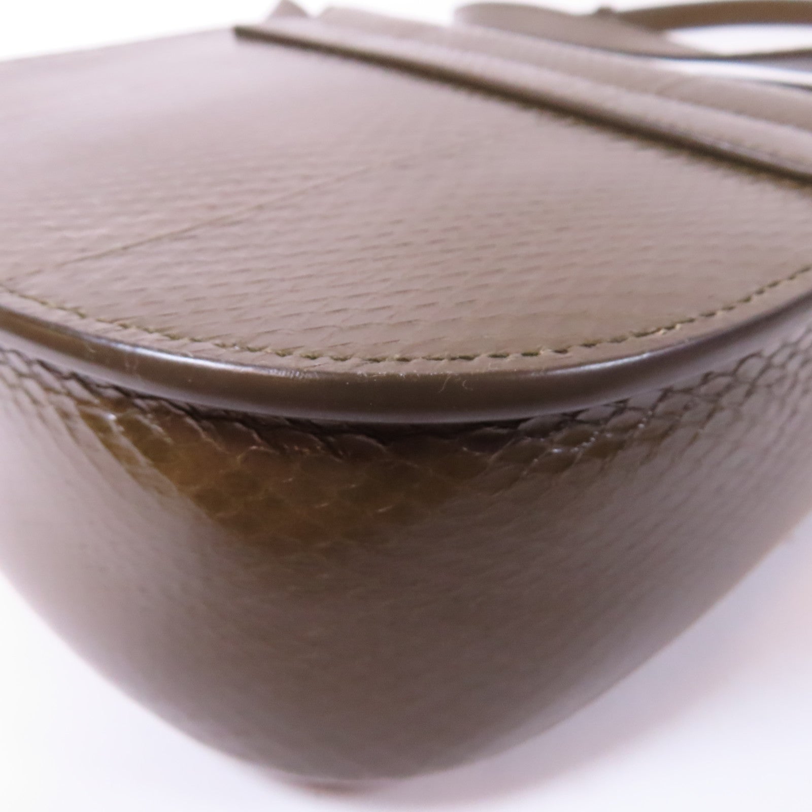 SAINT LAURENT 牛皮皮革Kaia Crossbody Bag金扣肩背袋卡其色