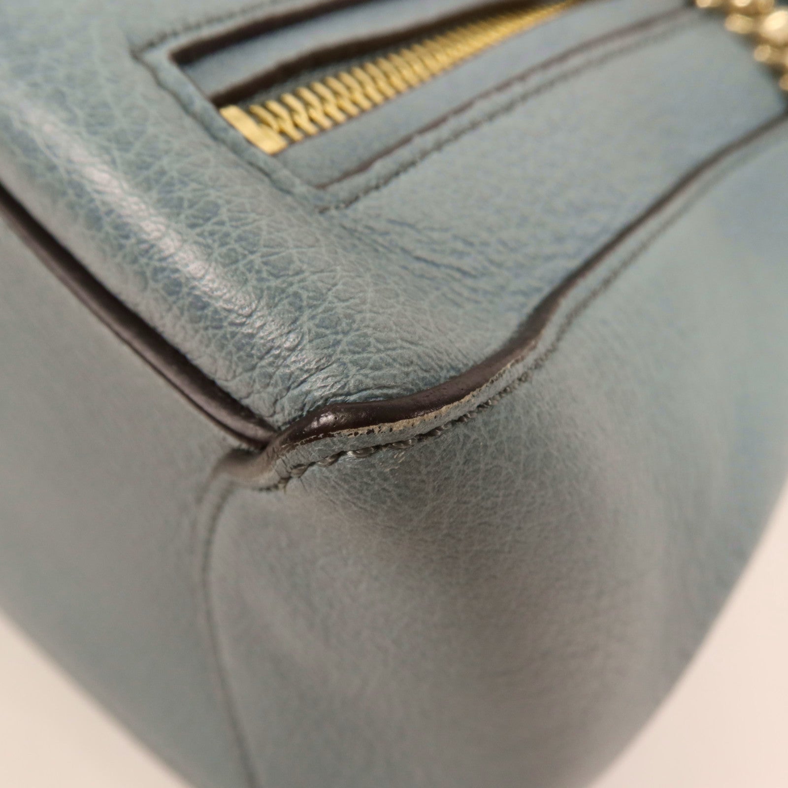 Chloe 牛皮皮革Shoulder Bag金扣手挽肩背兩用袋