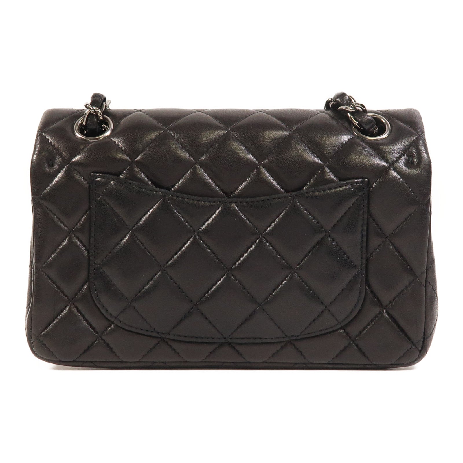 CHANEL 羊皮皮革Mini Classic 20鏈帶肩背袋