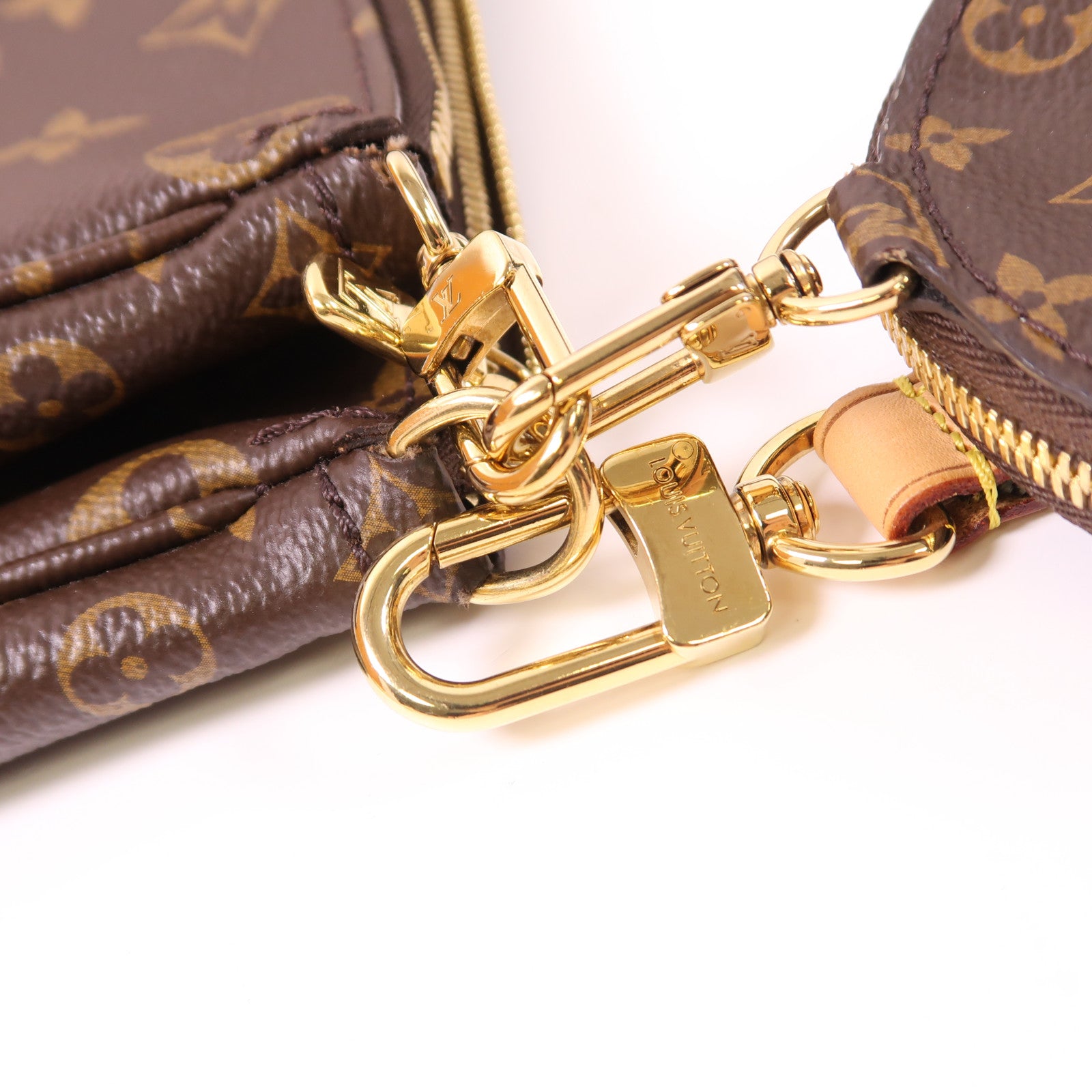LOUIS VUITTON Monogram Multi Pochette Accessoires金扣肩背袋