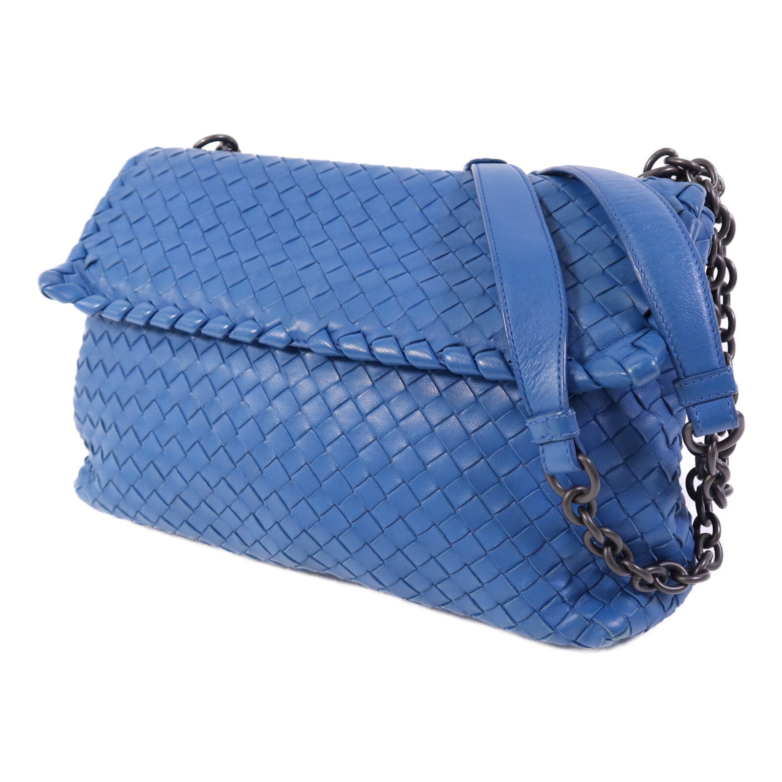 BOTTEGA VENETA 牛皮皮革Shoulder Bag鏈帶肩背袋