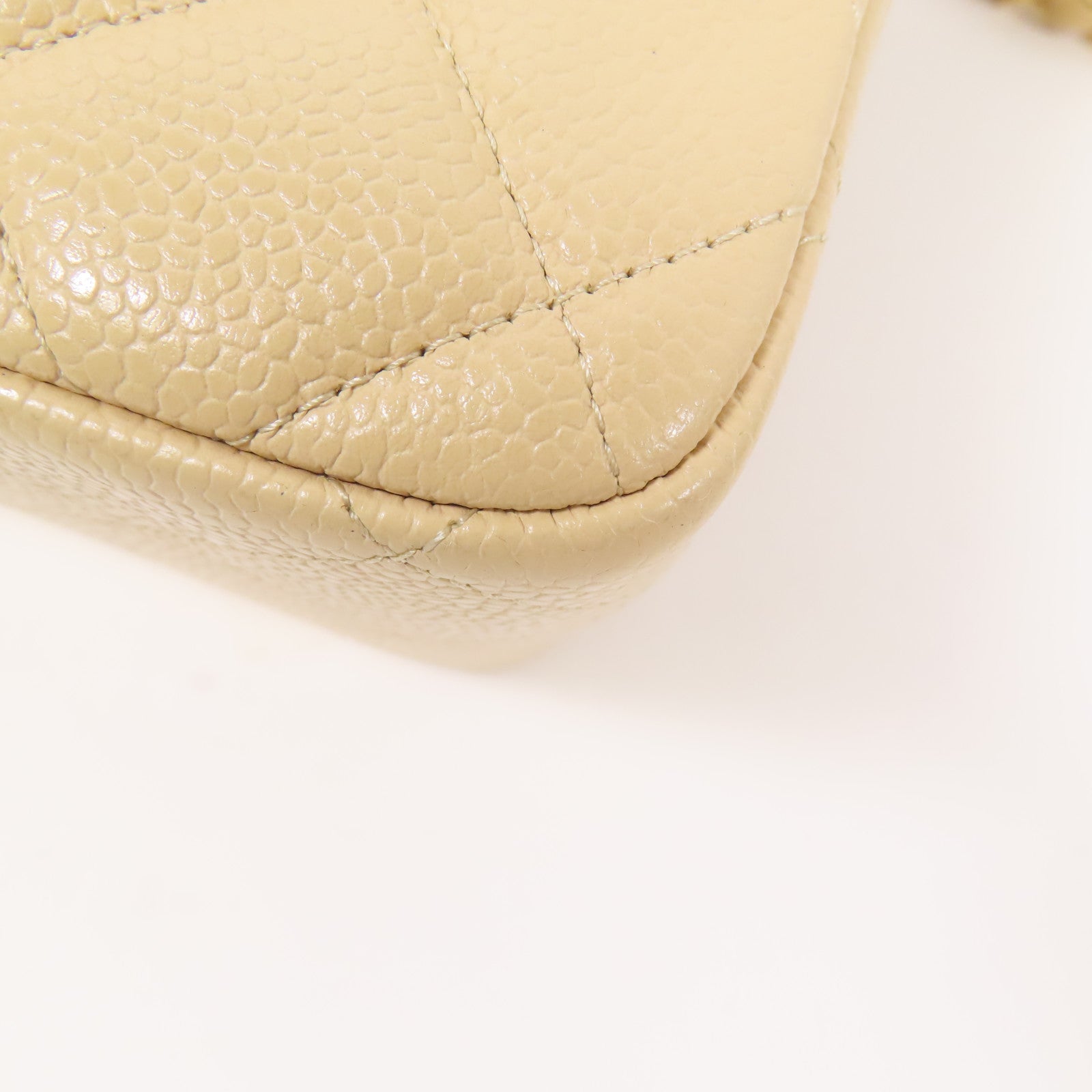 CHANEL 牛皮皮革Large Classic金扣鏈帶肩背袋