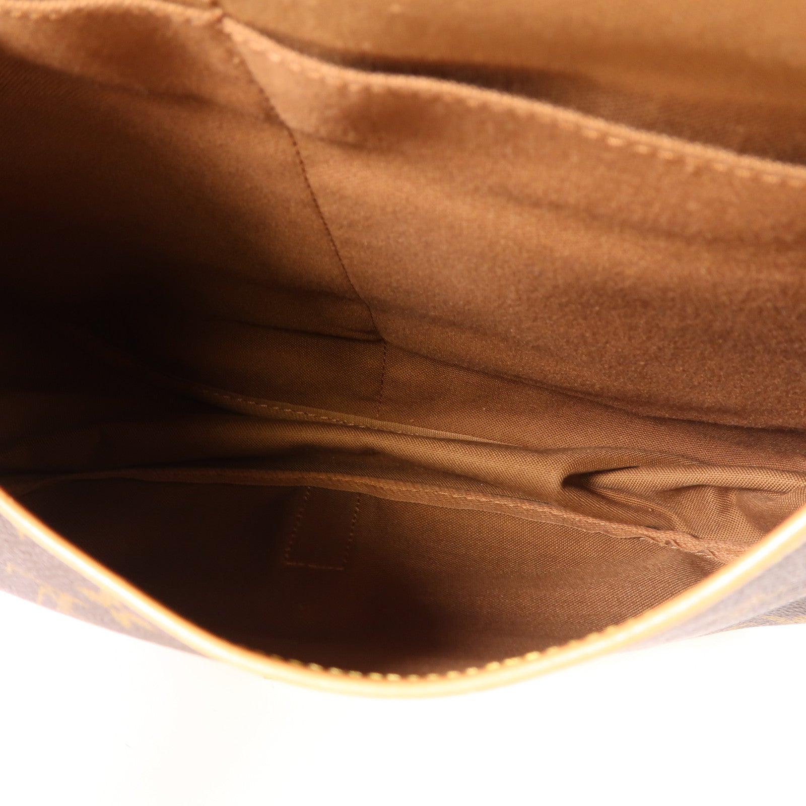 LOUIS VUITTON LV GHW Saumur 35 Crossbody Shoulder Bag M42254 Monogram Brown