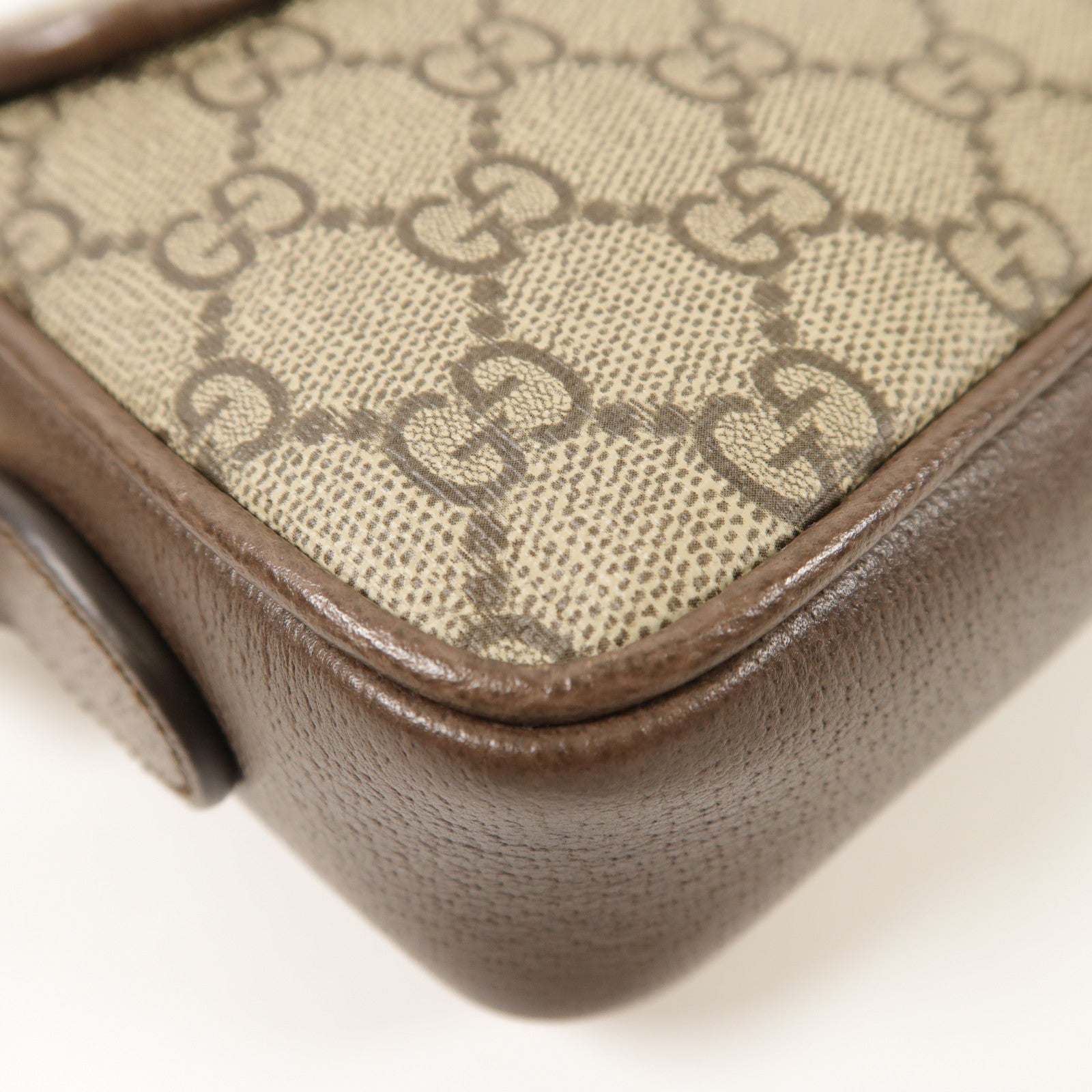 GUCCI 【激減優惠】塗層帆布Ophidia GG金扣肩背袋