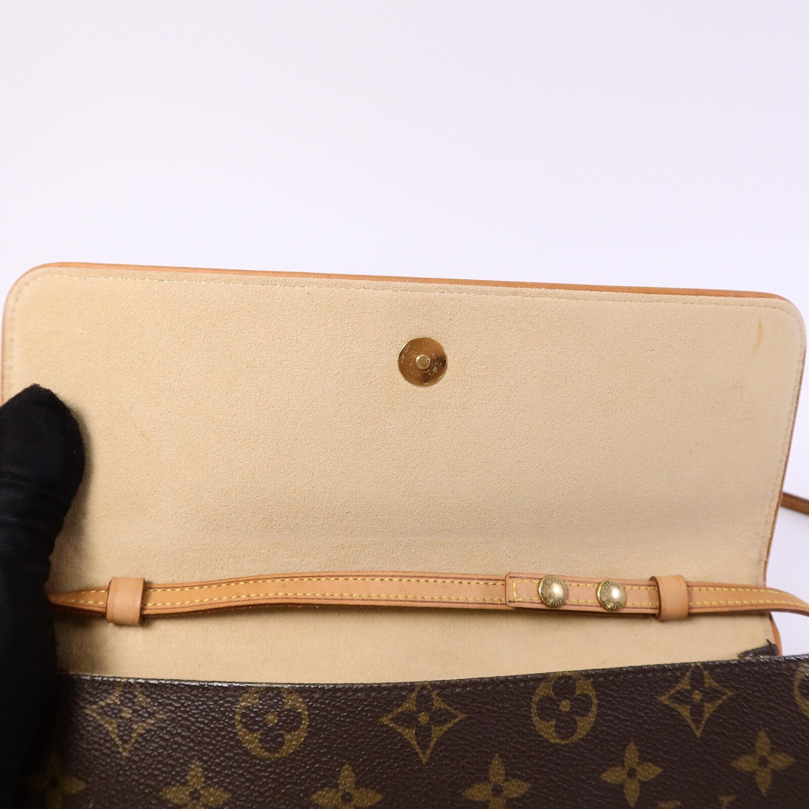 LOUIS VUITTON Monogram Pochette Twin GM肩背袋