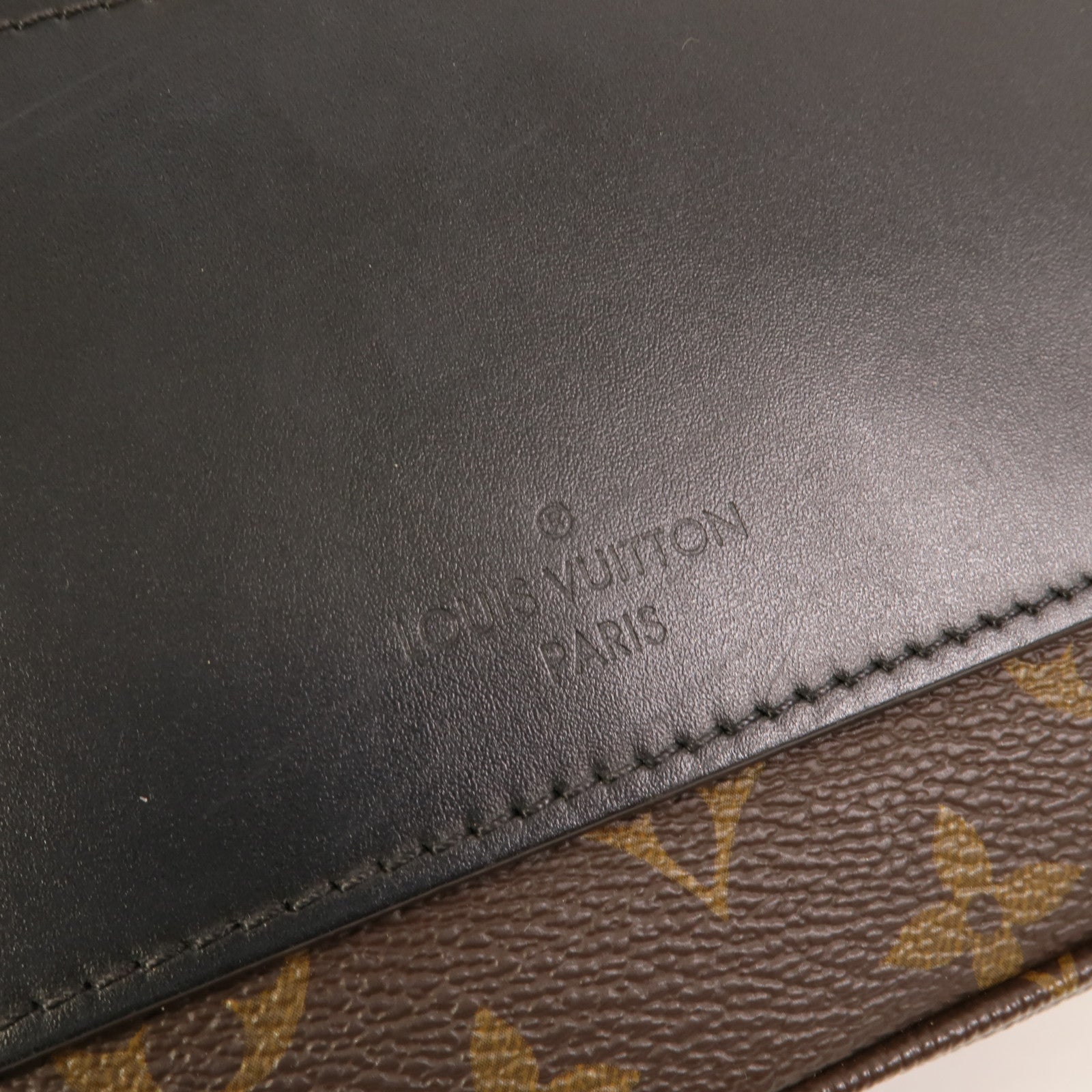 LOUIS VUITTON Monogram Marceau金扣肩背袋棕色