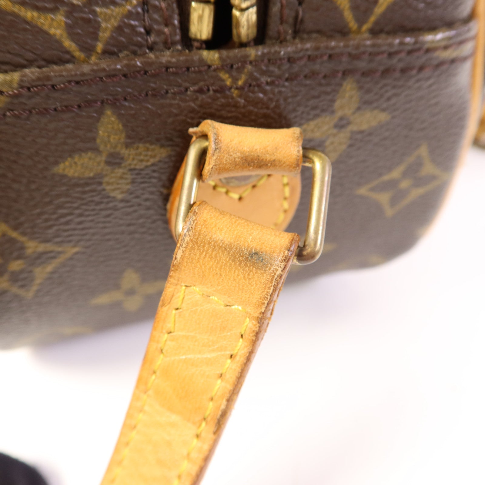 LOUIS VUITTON Monogram Blois金扣肩背袋棕色