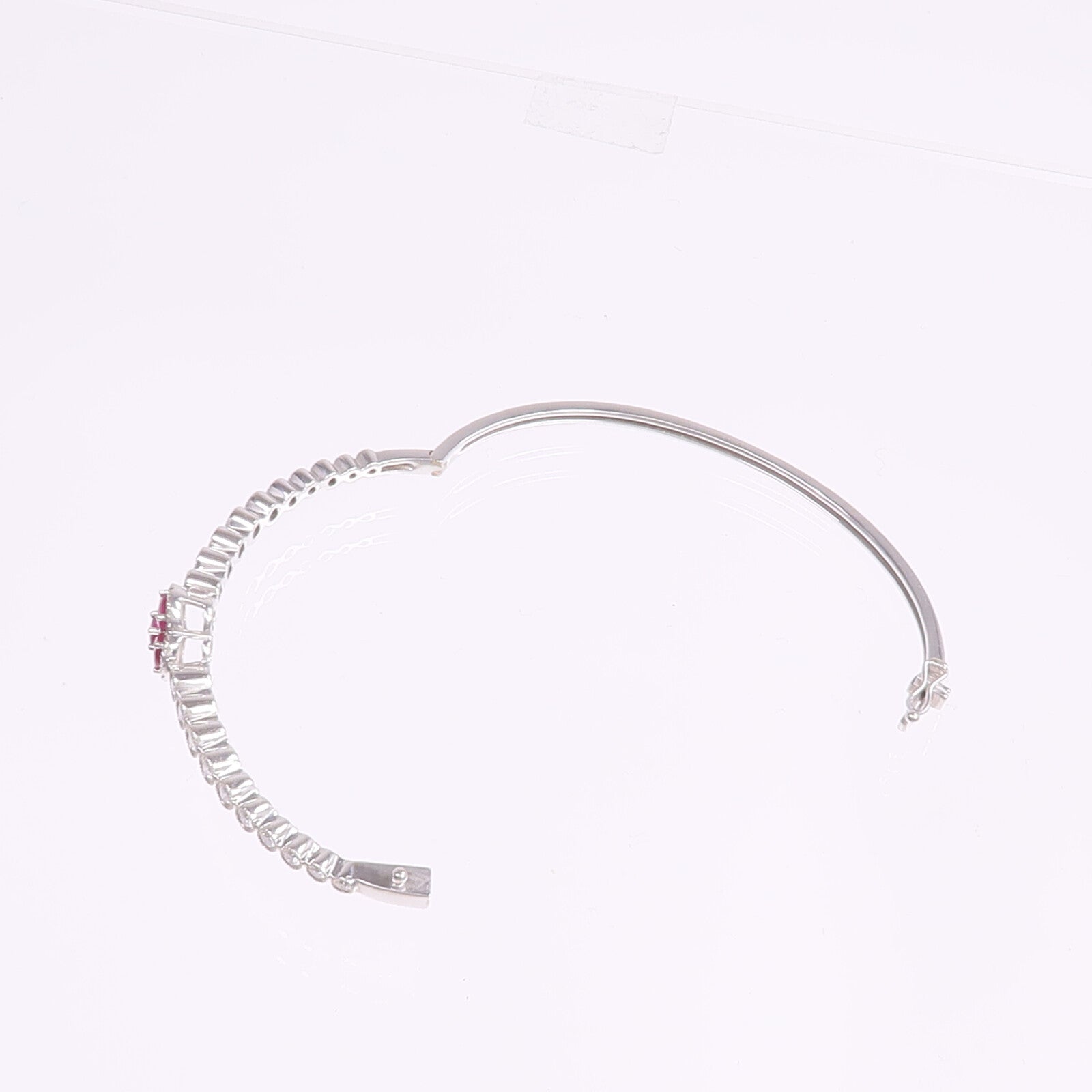 JEWELRY 18K白金Ruby Diamond Bracelet紅寶石/鑽石手鏈