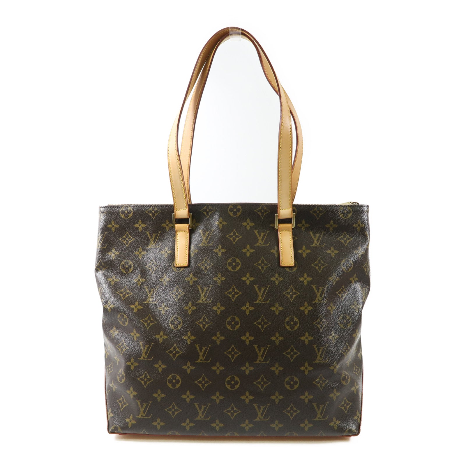 LOUIS VUITTON LV GHW Cabas Mezzo Shoulder Tote Bag M51151 Monogram Brown