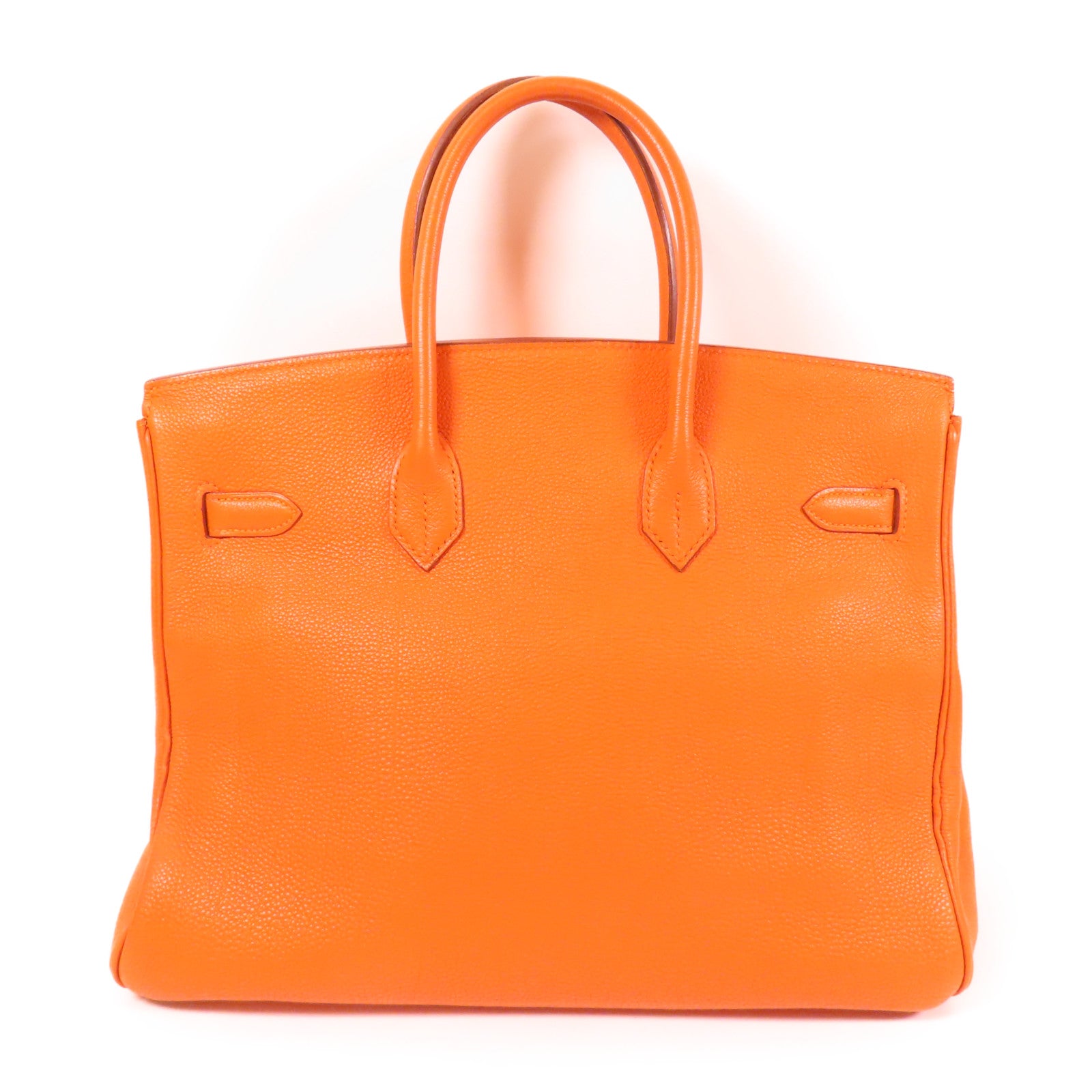 HERMES Togo皮革Birkin 35金扣手挽袋Orange
