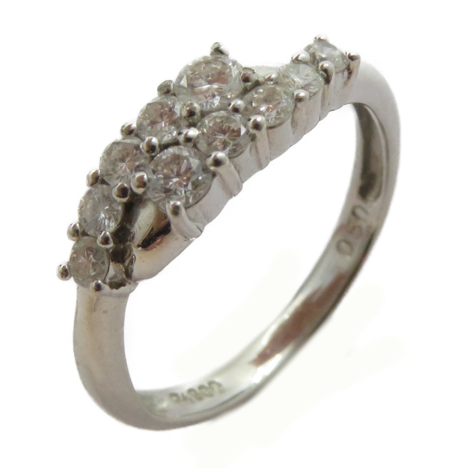 JEWELRY (PRICE DOWN) 0.50ct Diamond Ring Platinum PT950 Platinum US#6.25