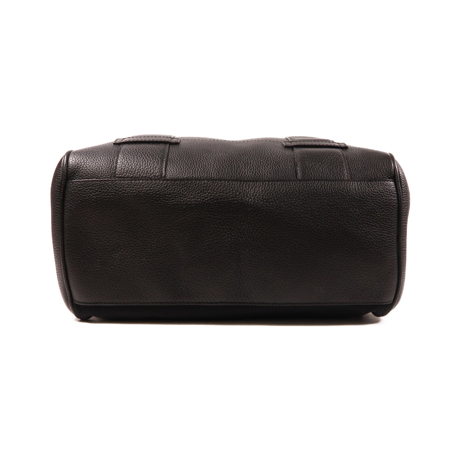 DIOR HOMME 牛皮皮革Dior Backpack銀扣背包黑色