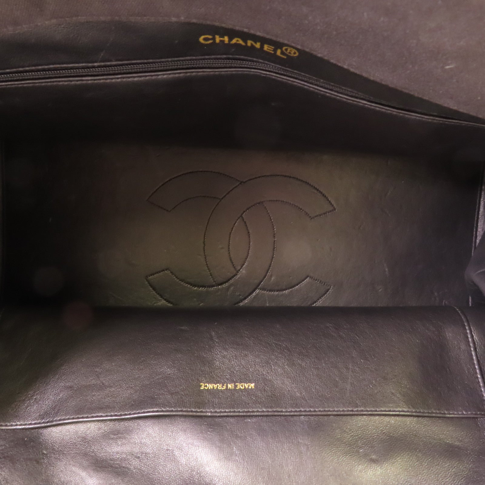 CHANEL 【激減優惠】帆布Tote Bag金扣肩背袋