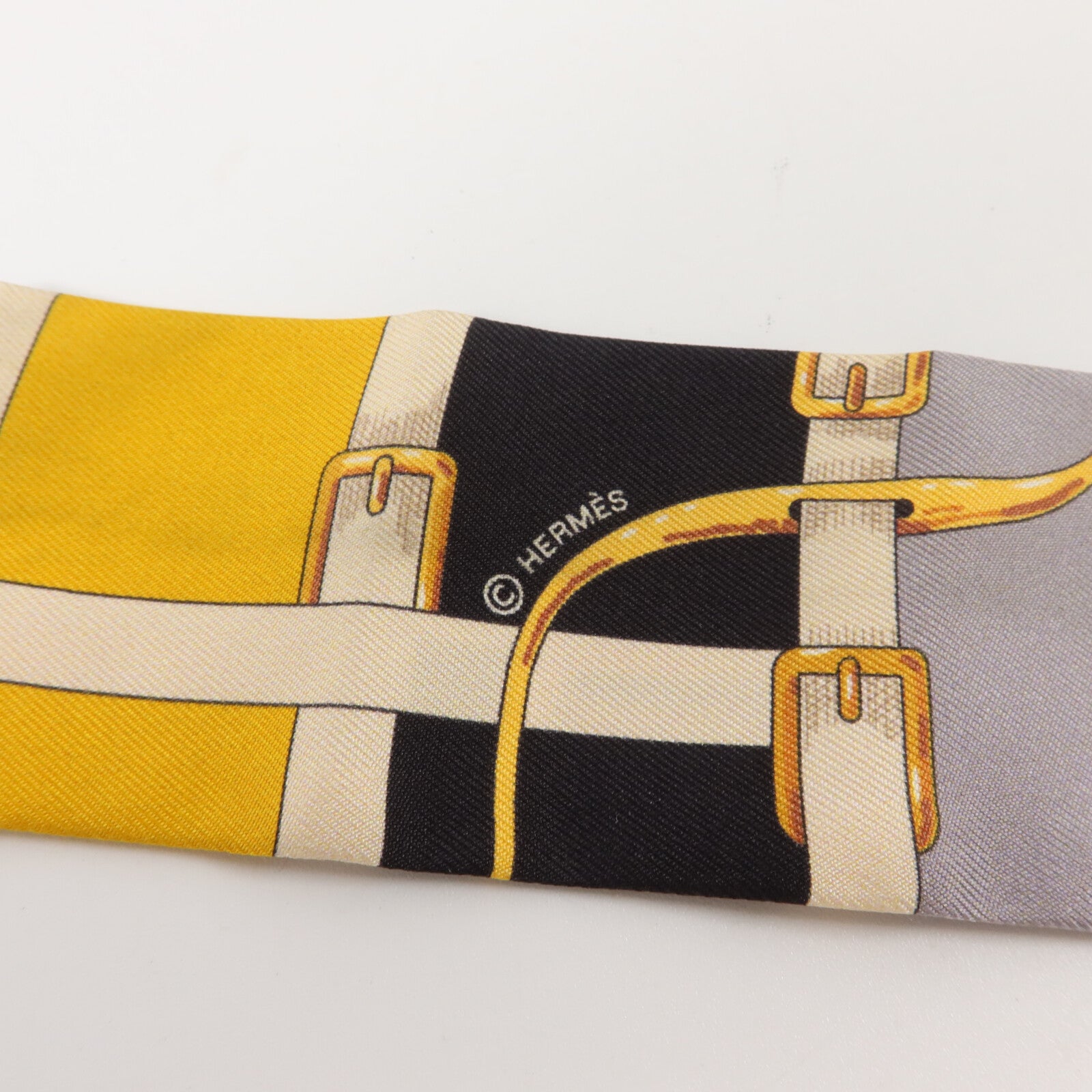 HERMES 絲質Twilly絲巾