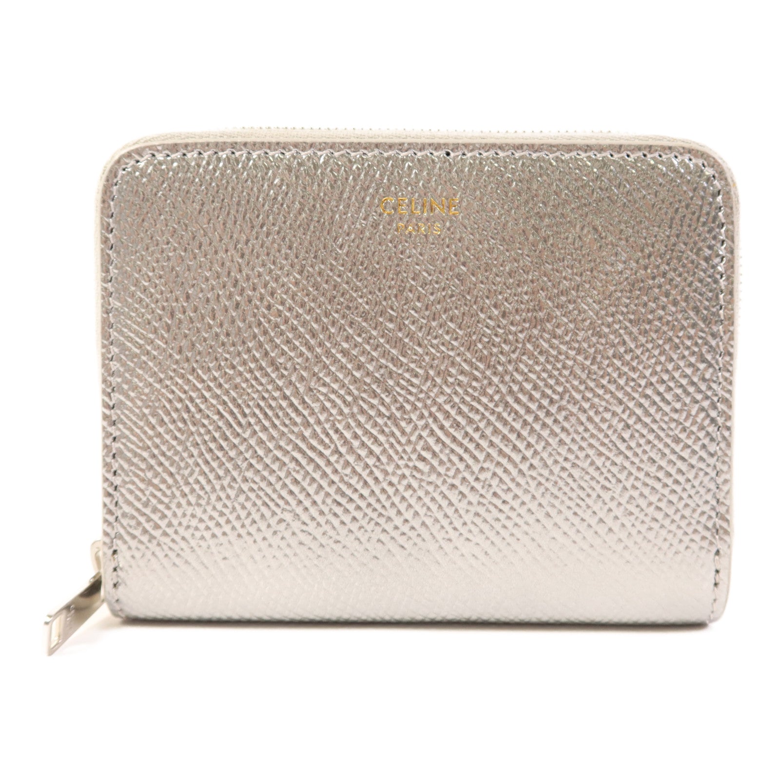 CELINE 【激減優惠】牛皮皮革Wallet銀扣錢包