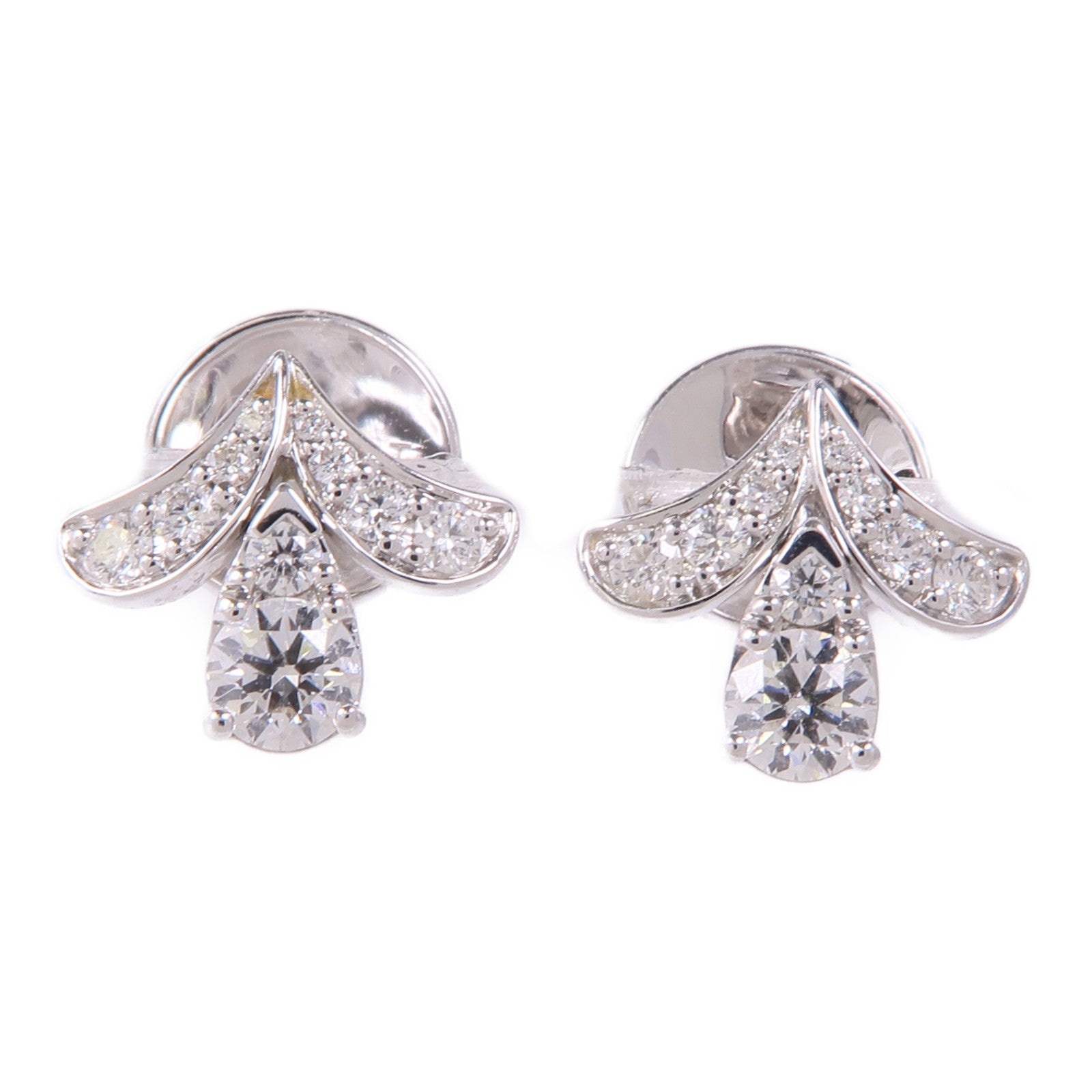 JEWELRY 18K白金Diamond Earrings鑽石耳環