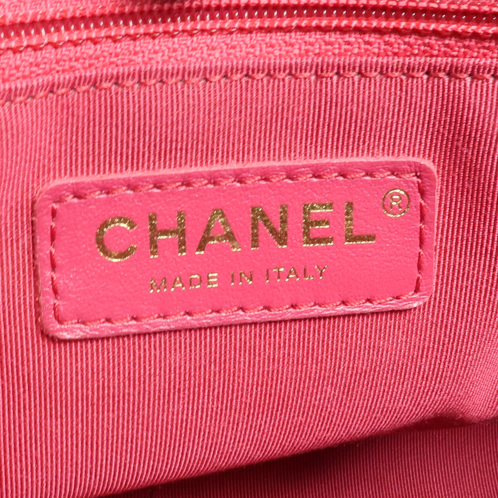 CHANEL 牛皮皮革2 Way Shoulder金扣手挽肩背兩用袋