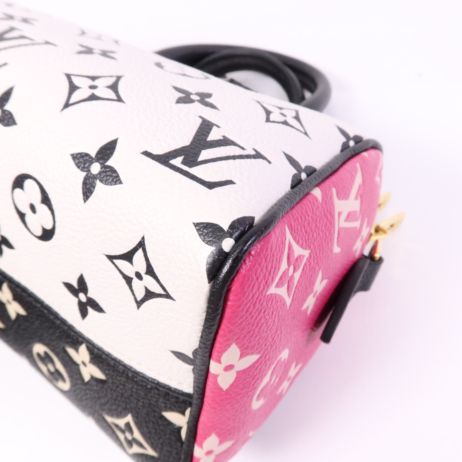 LOUIS VUITTON Monogram Empreinte Speedy Bandouliere 20金扣手挽肩背兩用袋