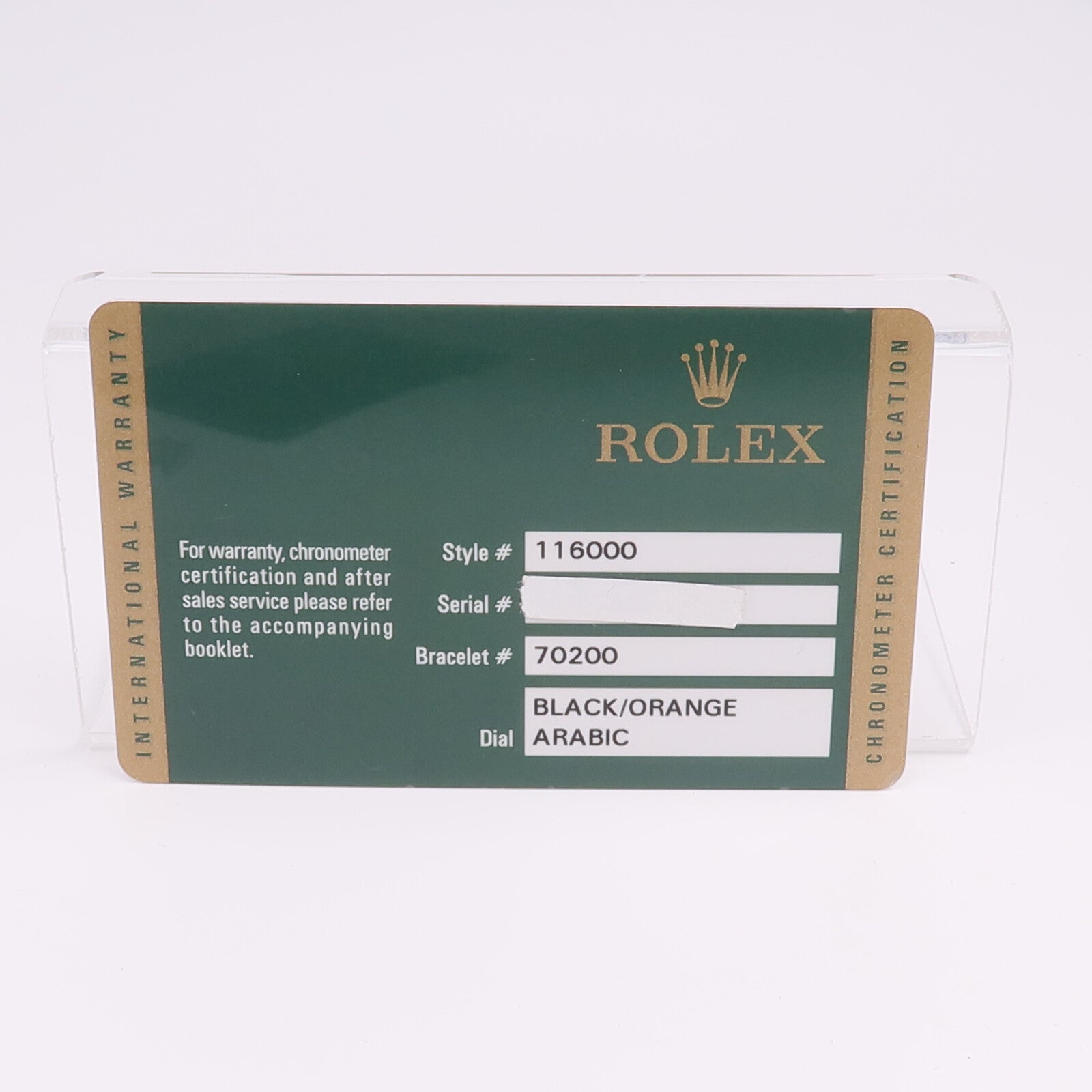 ROLEX Oyster Perpetual 116000