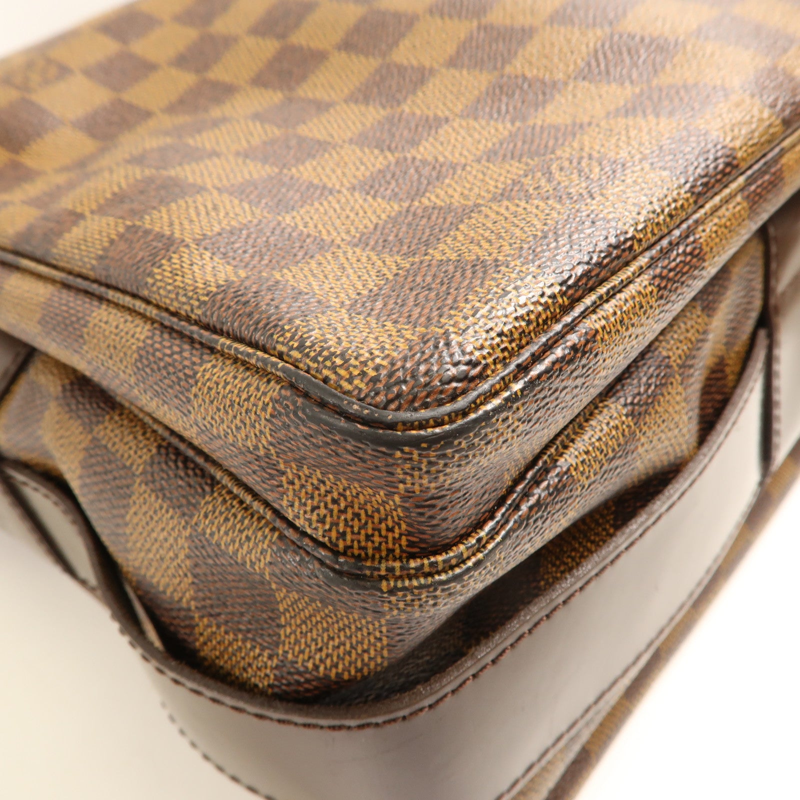 LOUIS VUITTON LV GHW Naviglio Shoulder Messenger Bag N45255 Damier Brown