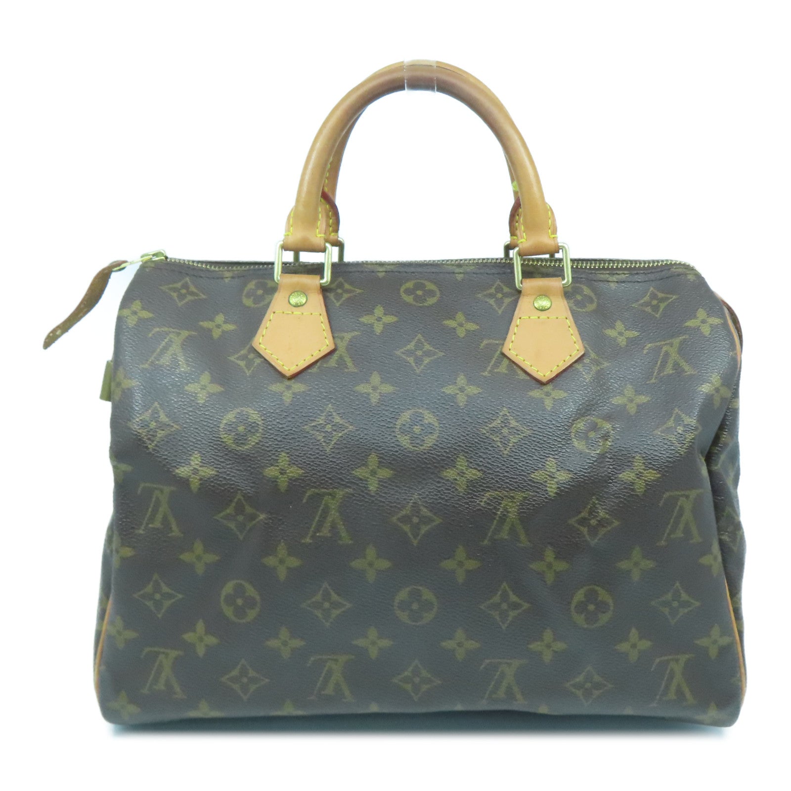 LOUIS VUITTON 【激減優惠】Monogram Speedy 30金扣手挽袋啡色