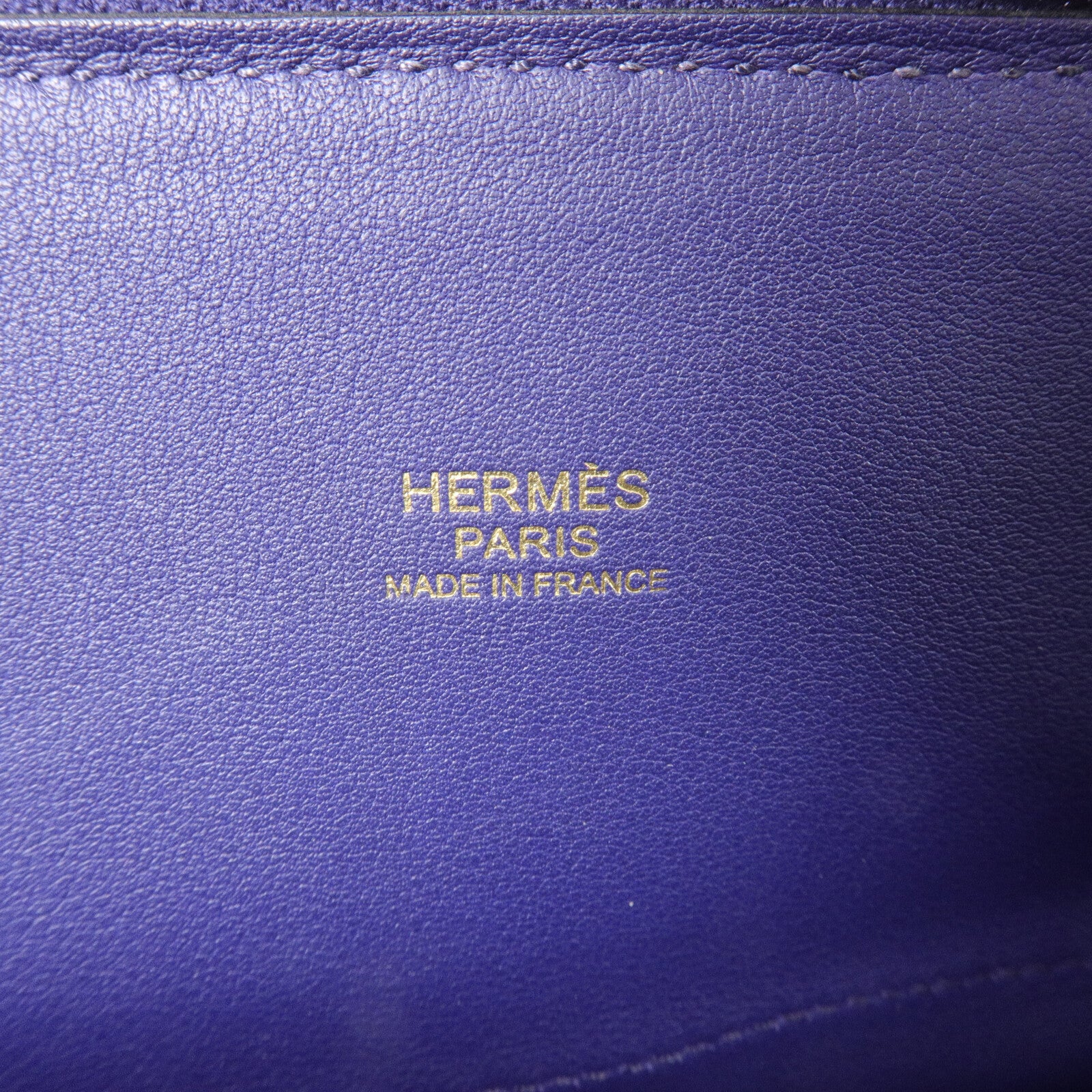 HERMES Swift皮革Bolide 27手挽肩背兩用袋Bleu Encre