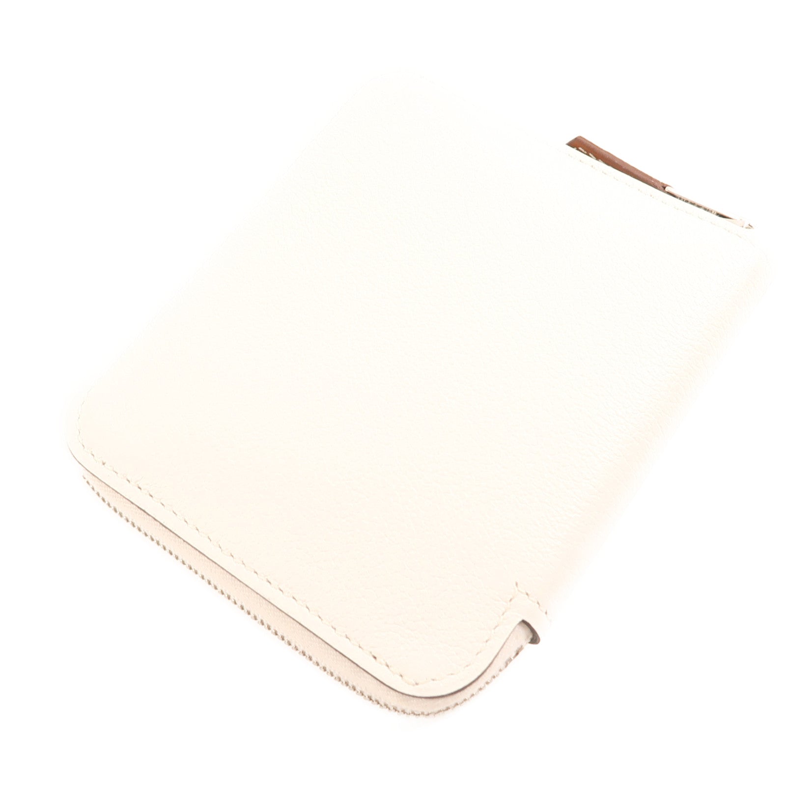 HERMES Evercolor皮革Silk'in Coin Purse銀扣錢包