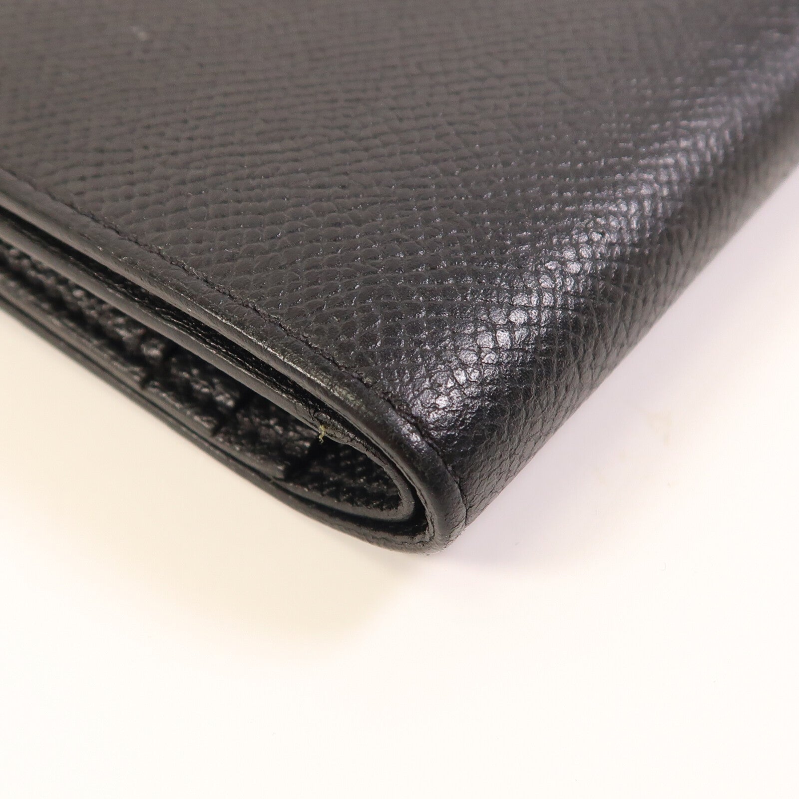 HERMES Epsom皮革Bearn Compact Wallet金扣錢包