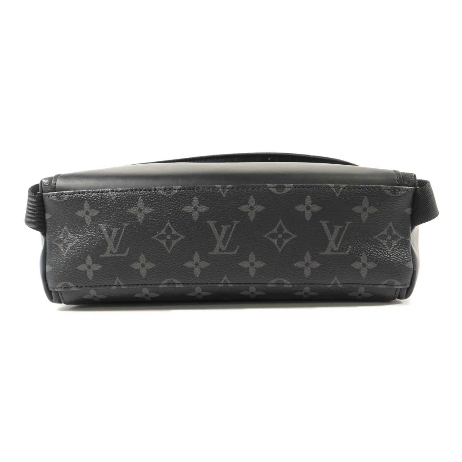 LOUIS VUITTON Monogram Eclipse Messenger PM Voyager肩背袋