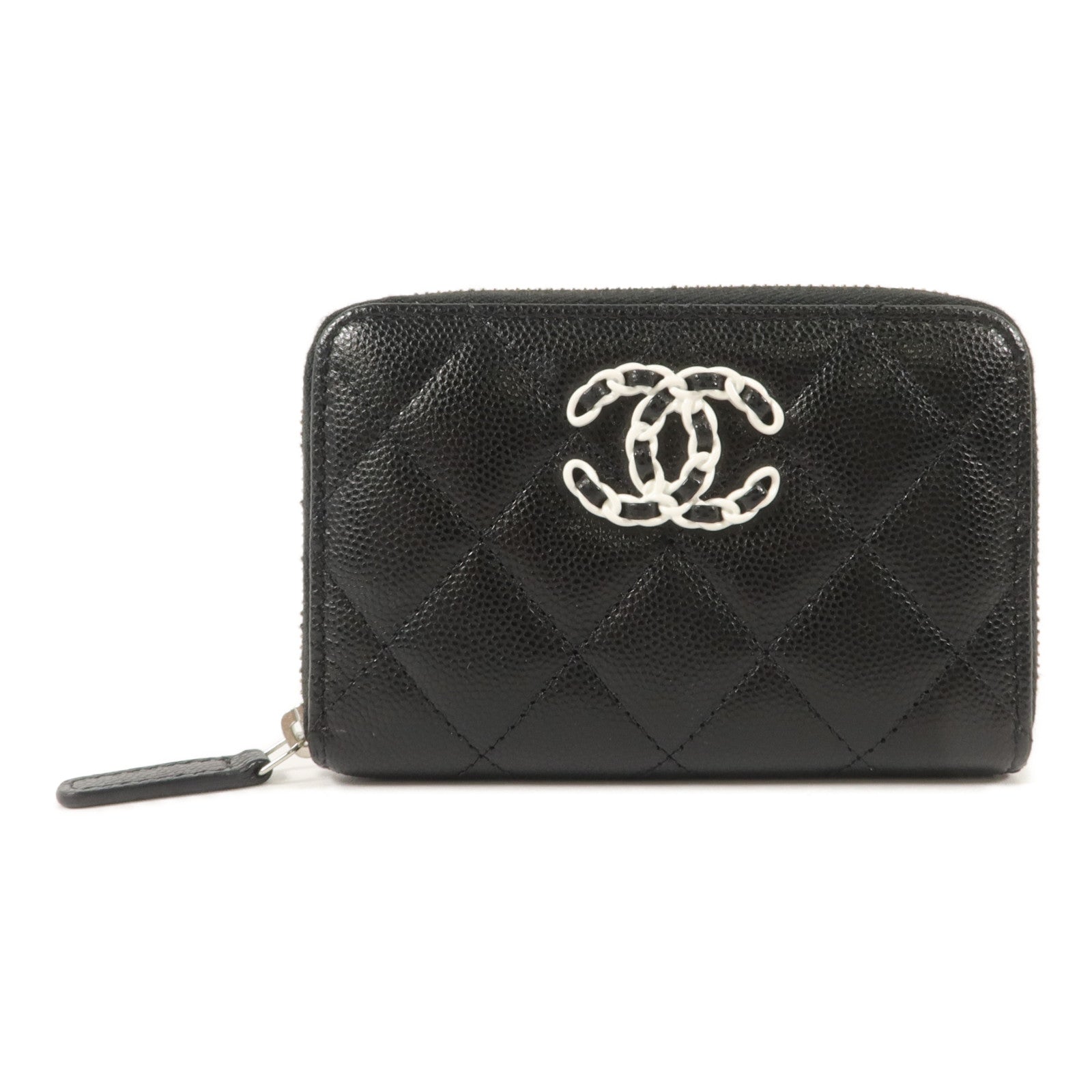 CHANEL 牛皮皮革Zipped Coin Card Holder錢包