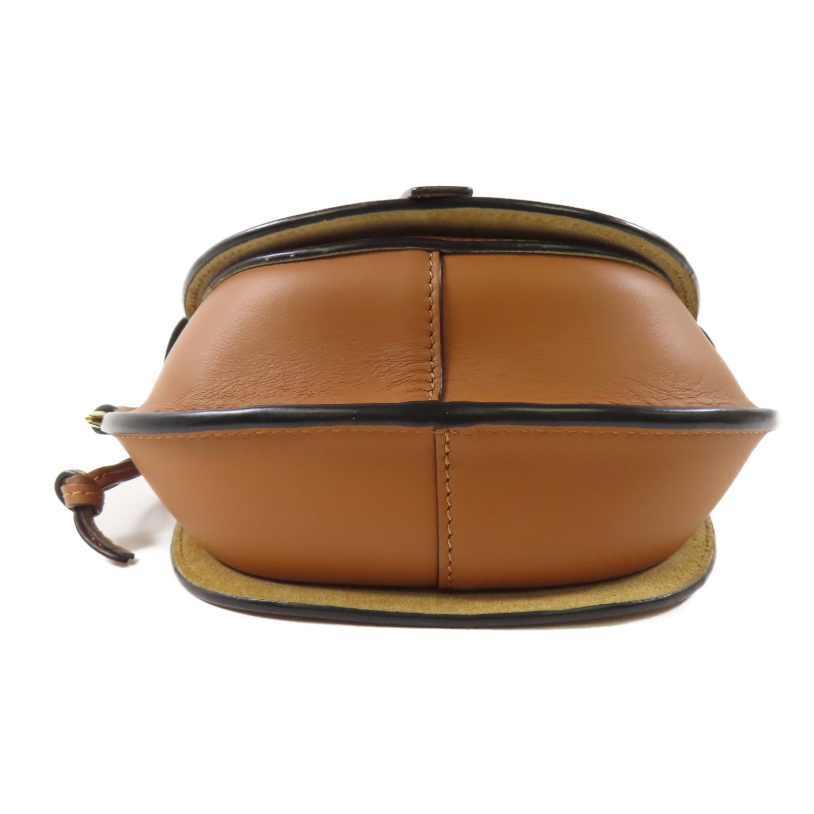 LOEWE 牛皮皮革Shoulder Bag金扣肩背袋
