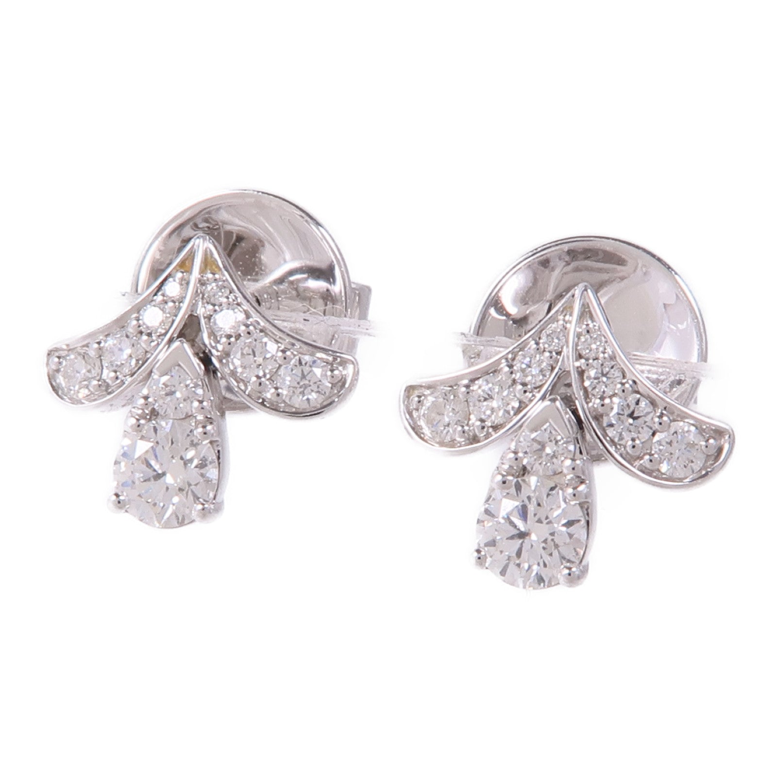JEWELRY 18K白金Diamond Earrings鑽石耳環