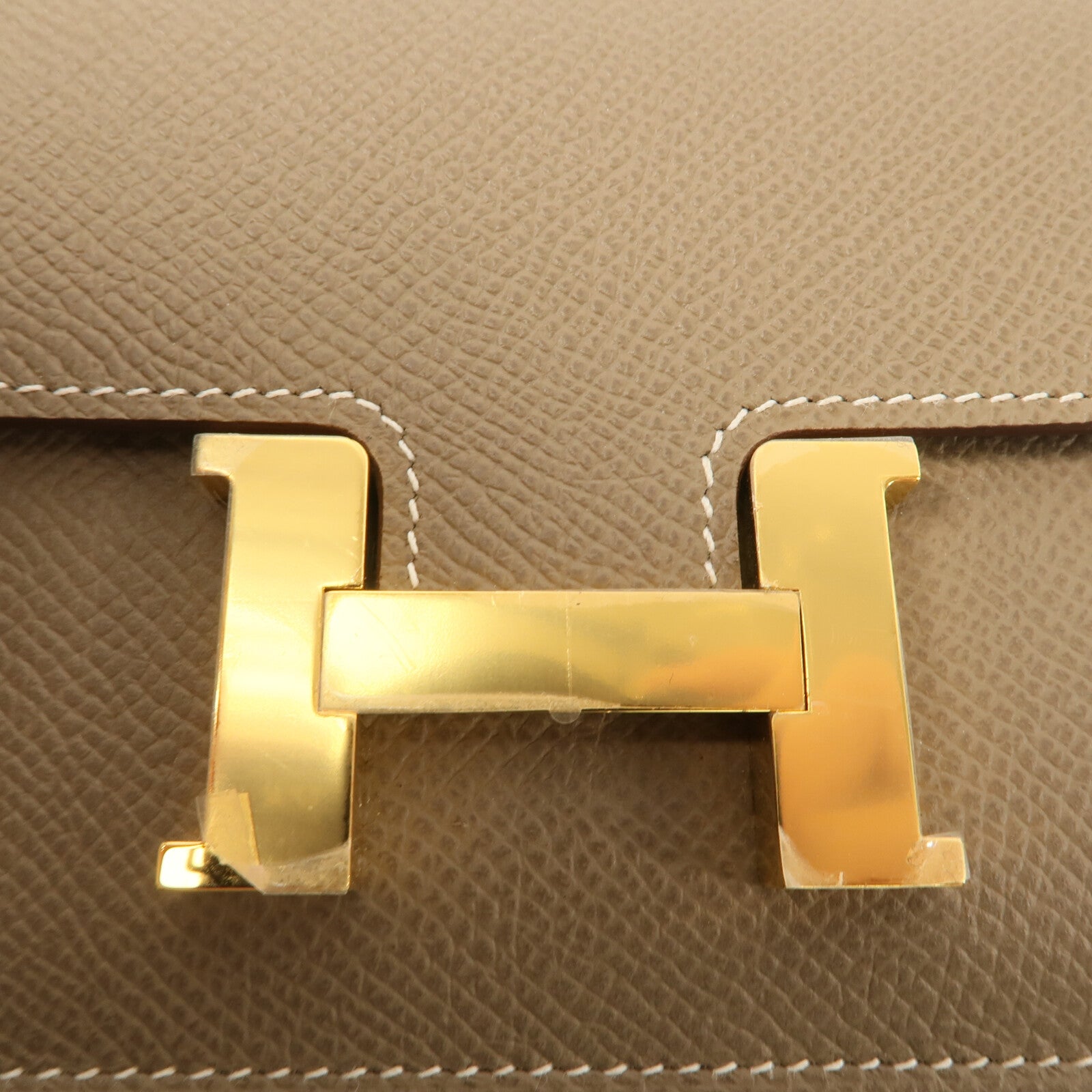 HERMES Epsom皮革Constance Slim錢包Etoupe