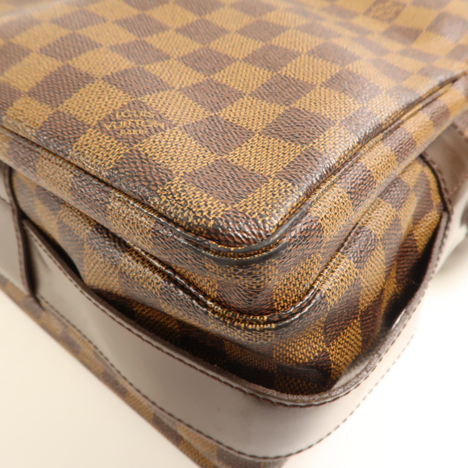 LOUIS VUITTON LV GHW Naviglio Shoulder Messenger Bag N45255 Damier Brown