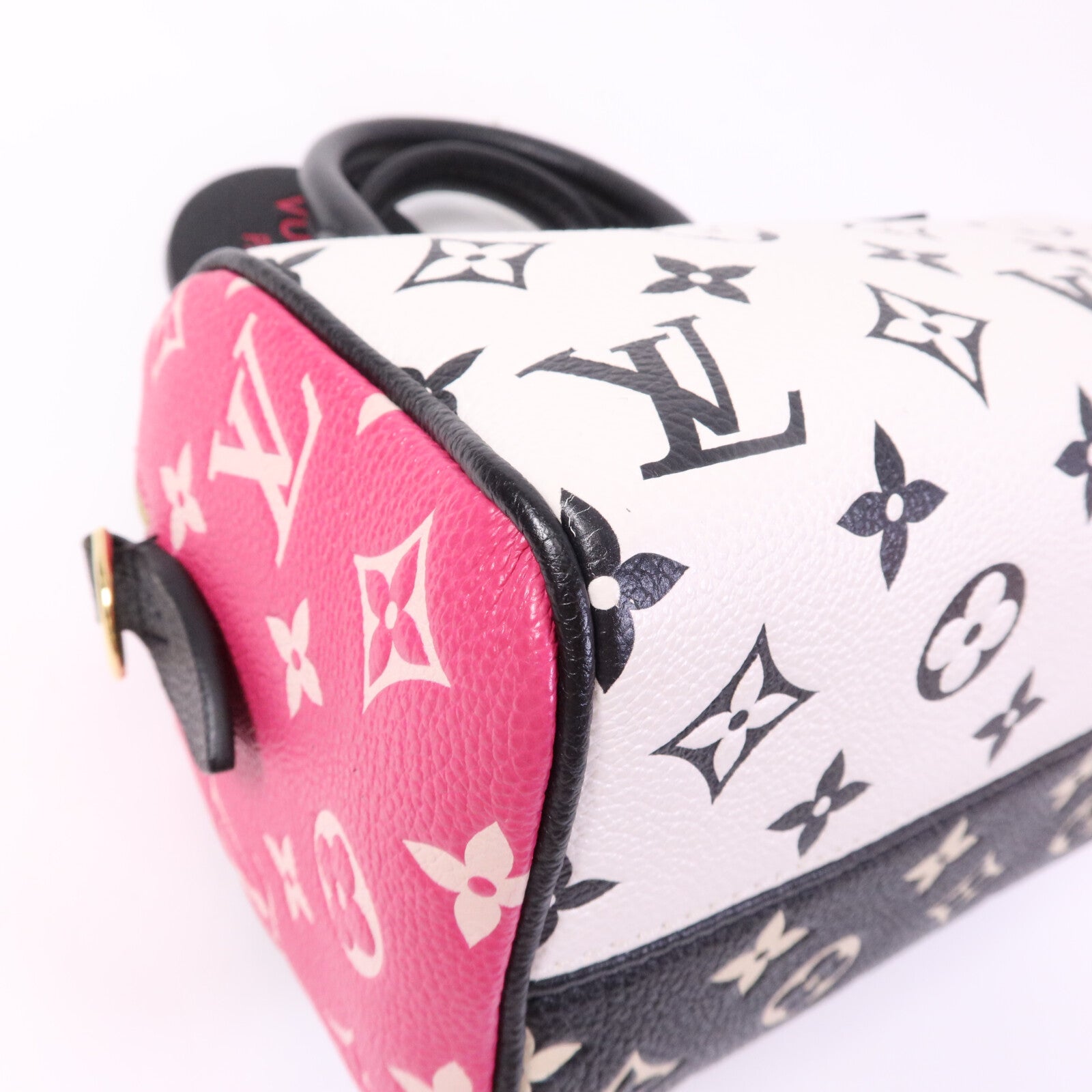 LOUIS VUITTON Monogram Empreinte Speedy Bandouliere 20金扣手挽肩背兩用袋