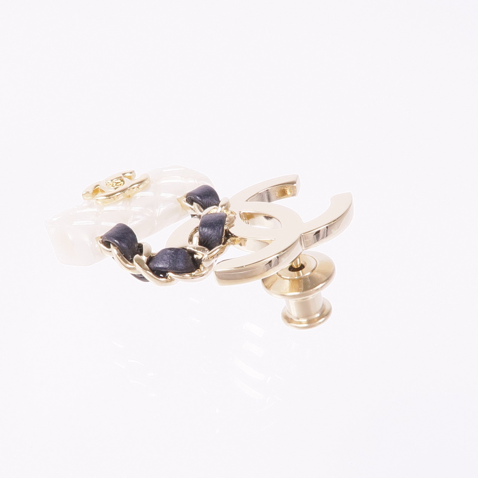 CHANEL 皮革/PVC/金屬Brooch胸針