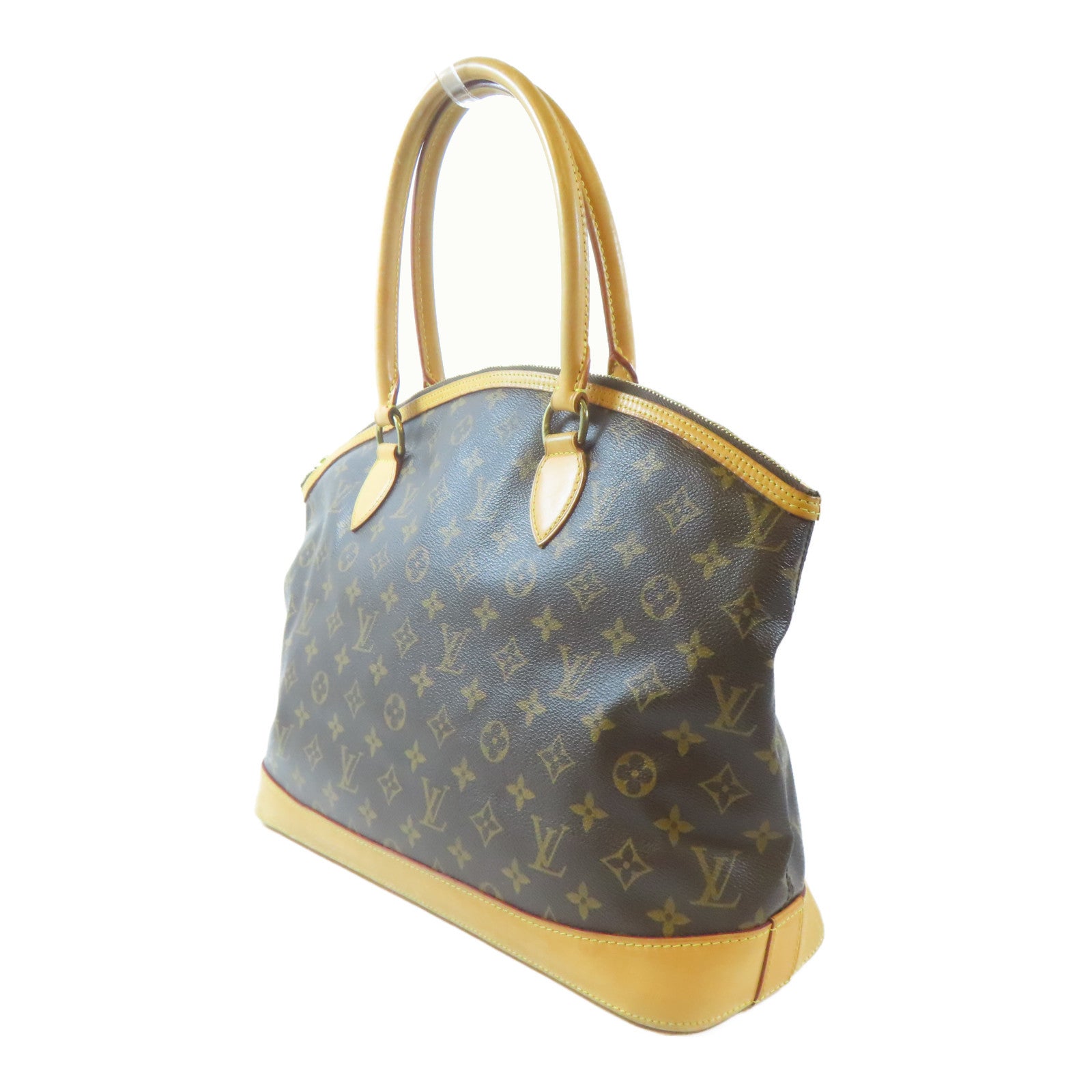 LOUIS VUITTON 【激減優惠】Monogram Lockit Horizontal金扣肩背袋啡色