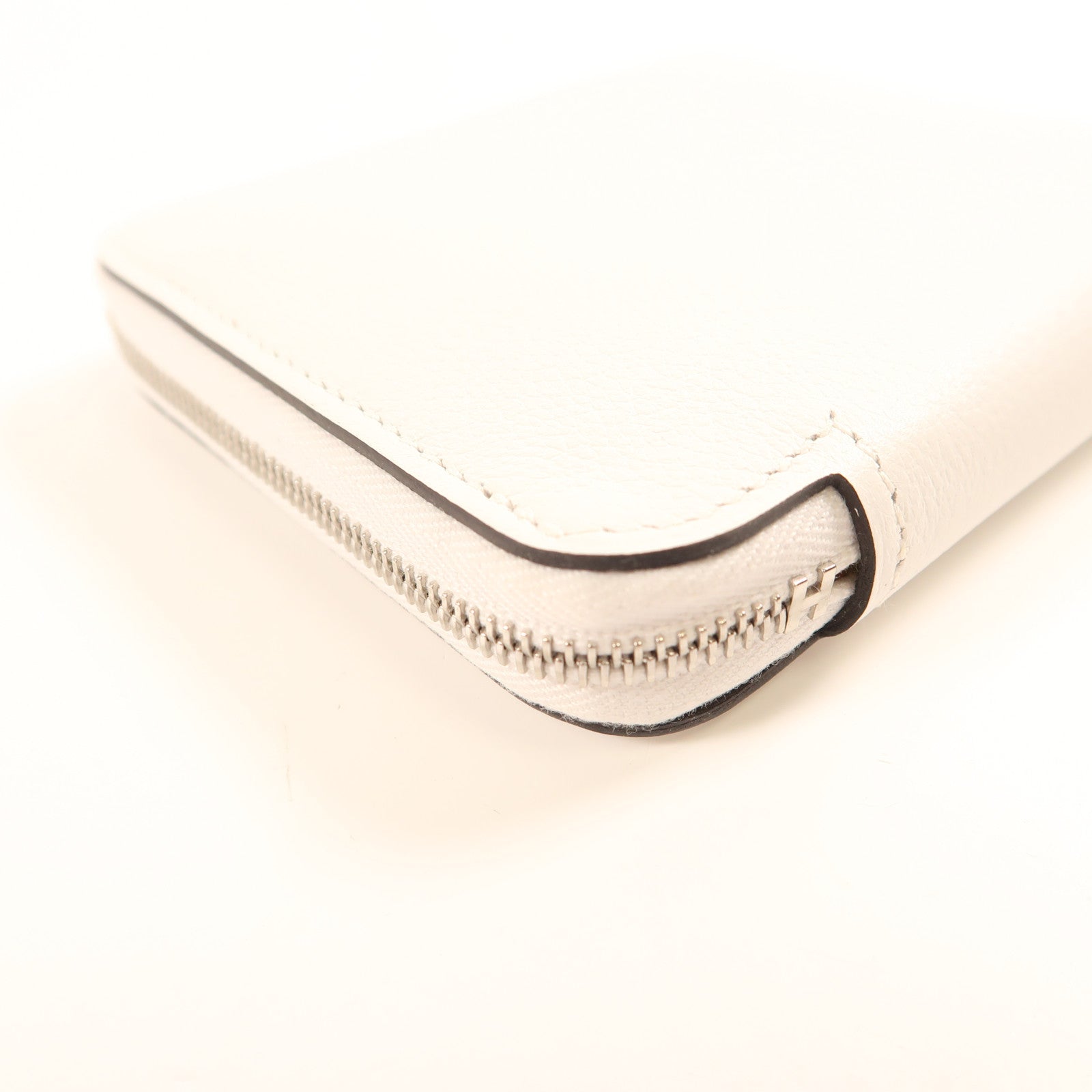 HERMES Evercolor皮革Silk'in Coin Purse銀扣錢包
