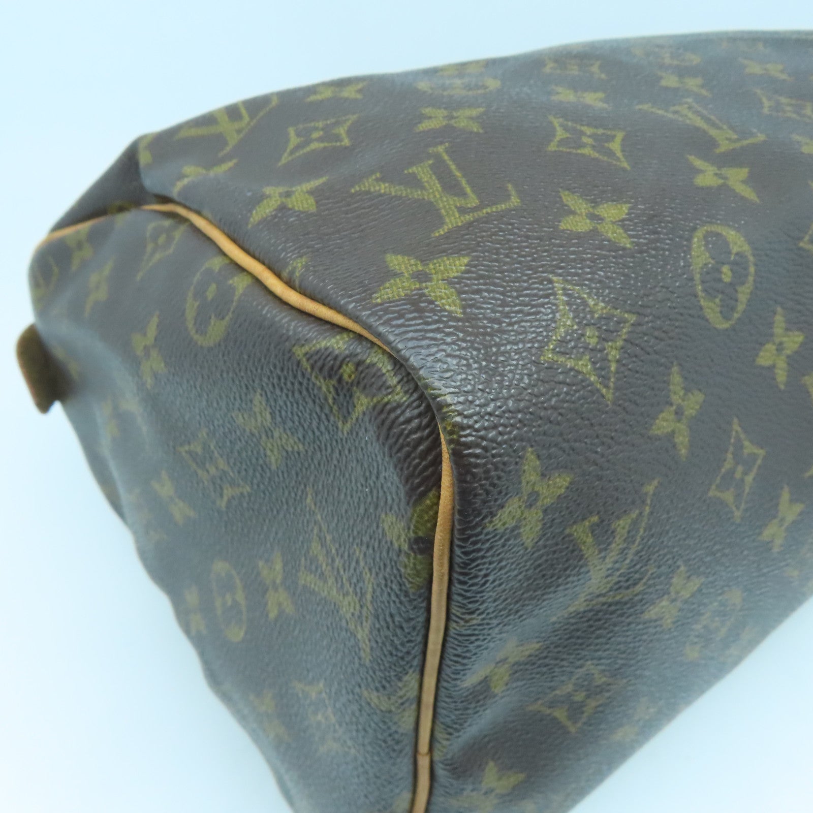 LOUIS VUITTON 【激減優惠】Monogram Speedy 30金扣手挽袋啡色