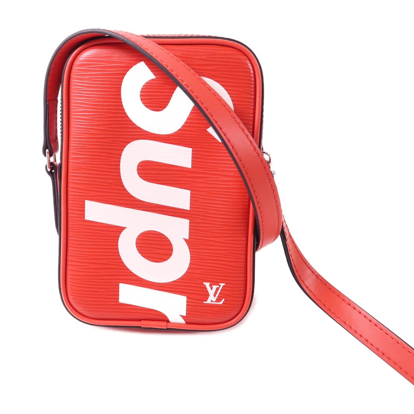 LOUIS VUITTON Epi LV X Supreme Danube PPM銀扣肩背袋