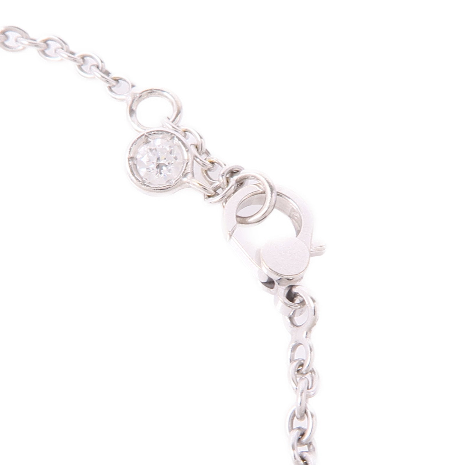 HERMES 18K白金Finesse Bracelet鑽石手鏈