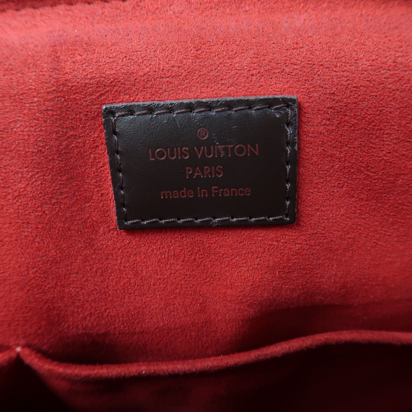 LOUIS VUITTON 【激減優惠】Damier Trevi PM金扣手挽肩背兩用袋啡色