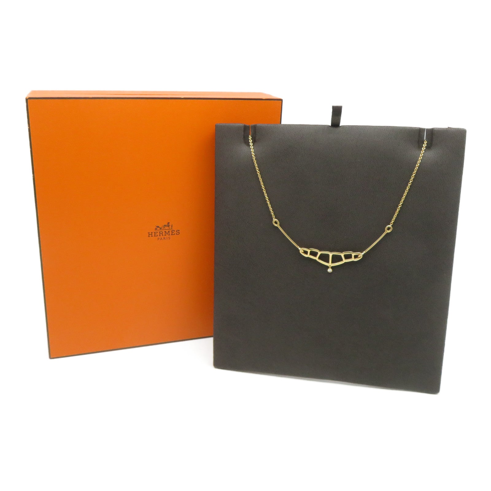HERMES 【激減優惠】18K黃金Necklace項鍊金色