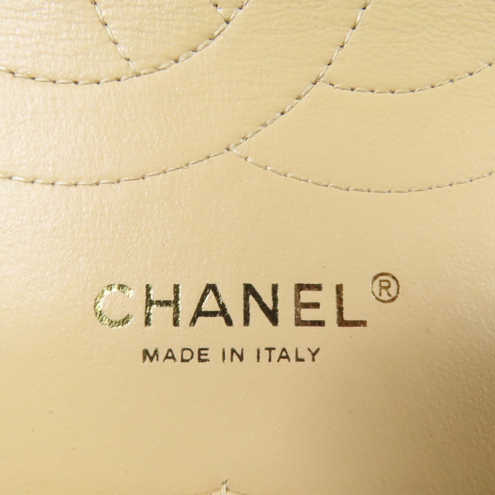 CHANEL 牛皮皮革Large Classic金扣鏈帶肩背袋